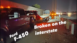 Late night Trucking Using the new F450 amp we had issues before the scale house [upl. by Bathsheb]