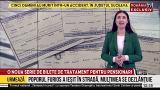 Bilete tratament pensionari 2024 16 zile de vacanţă pe banii statului ultima strigare [upl. by Aldercy]