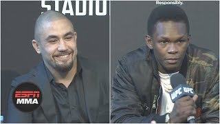 The best of Robert Whittaker and Israel Adesanyas UFC 243 press conference  ESPN MMA [upl. by Joletta459]