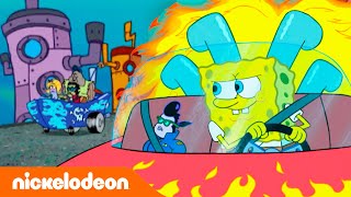 SpongeBob Schwammkopf  SpongeBob wird ein Rennfahrer  Nickelodeon Deutschland [upl. by Brasca317]