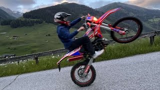 BETA RR50 WHEELIES  50cc DIRTBIKE [upl. by Lorrayne]