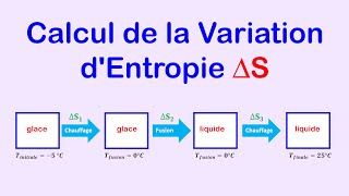 Calcul de la Variation dEntropie Méthodes et Applications [upl. by Yasmine]