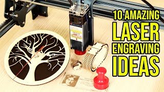 10 Things You Didnt Know You Could Make With a LASER ENGRAVER NEW Sculpfun S9 Review [upl. by Rj]