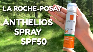 LA ROCHEPOSAY ANTHELIOS SPRAY SPF50  opinions skin test amp INCI ingredients [upl. by Phaih]