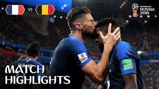 France v Belgium  2018 FIFA World Cup  Match Highlights [upl. by Oniuqa542]