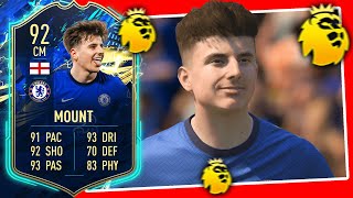 TOTS MOUNT REVIEW 92 TOTS MASON MOUNT PLAYER REVIEW  FIFA 21 ULTIMATE TEAM [upl. by Sukul604]