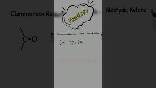 Clemmensen Reduction Made Easy 🔥 Naming Reaction  Organic Chemistry shortvideo chemistry [upl. by Rehposirhc]