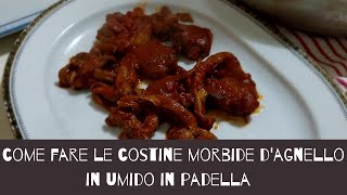 come prepare le costolette di agnello morbide alla toscana in padella ricetta di Pasqua [upl. by Airun]