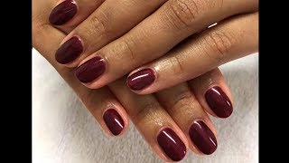 OPI Bogota Blackberry GelColor with OPI Base Coat and ProHealth Top Coat full manicurerealtime [upl. by Rhys946]