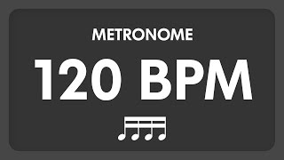 120 BPM  Metronome  16th Notes [upl. by Ahsaet227]