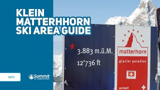 Zermatt ski area guides  Klein Matterhorn [upl. by Cochard]