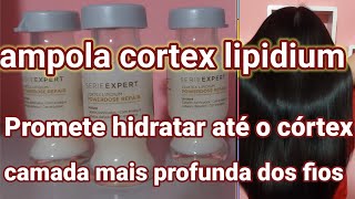 Ampola Concentrada cortex Lipidium loreal Promete tratar até o córtex dos fios [upl. by Aihsemak]