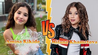 Amina Kikido VS Milana Khametova Transformation 👑 New Stars From Baby To 2023 [upl. by Hindorff]