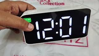 Ajanta RGB Digital Alarm Clock Review and Time Configurationfullpackage [upl. by Susannah]