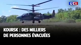 Koursk  des milliers de personnes évacuées [upl. by Neellek]