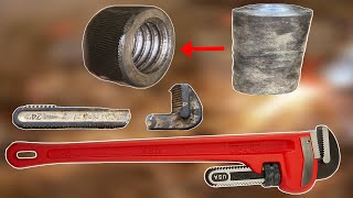 Making Of Adjustment Nut For Pipe Wrench With Lathe Machine Complete Process [upl. by Mattland]