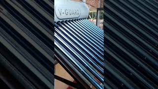 Solar Water Heater Most Common Low Heat Issue due to Dirty Evacuated Tubes [upl. by Dnalrah541]