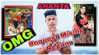 Ananta Taye  Viral video  Request Mising Régam Please 🥺 R J ROASTER XYZ [upl. by Boycie637]