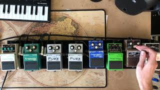 Pedaltrain NANO MAX Build  Demo  All Boss [upl. by Nalaf923]