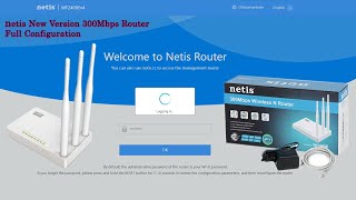 New version netis router setup 2024  netis router Full configuration [upl. by Anaet]