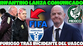 🚨 ATENCIÓN  ¡El Presidente de la FIFA Lanza Tremendo Mensaje Tras el INCIDENTE del Vasco Aguirre [upl. by Lahsiv]