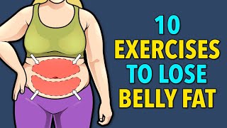 10 Exercises To Lose Upper Belly and Lower Belly Fat 3 SETS [upl. by Loydie485]