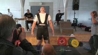 Sebastian Davidsson marklyft 270kg Kval Sverige starkaste man 105kg Powerweekend 2009 Baldersnäs [upl. by Sundin464]