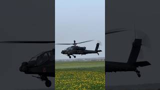 US Army AH64E Apche helicopter hover  takeoff…usarmy ah64 apache helicopter [upl. by Margret]