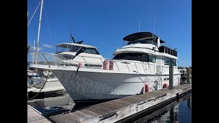 1990 54 Hatteras Extended Deck [upl. by Sung]