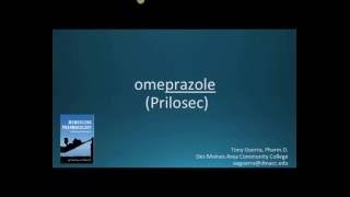 How to pronounce omeprazole Prilosec Memorizing Pharmacology Flashcard [upl. by Berwick5]