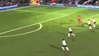 Gerrard Assist to Sturridge vs Fulham [upl. by Frieder]