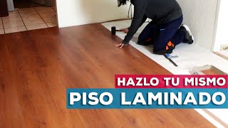 Cómo instalar Piso Laminado  Paso a Paso [upl. by Pelligrini]