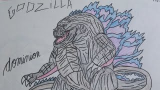 🔥Godzilla Dominion drawing🔥  From Art Land  Part 2 [upl. by Ahders]