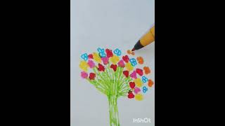 guldasta flower painting song YouTube short [upl. by Pat]