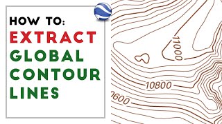 How to extract CONTOUR LINES from anywhere in the world [upl. by Rezzani]