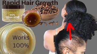 Mix Indian Hemp And Cloves To Stop Hair Loss Alopecia And Baldness To Promote Faster Hair Growth [upl. by Ahsikram]