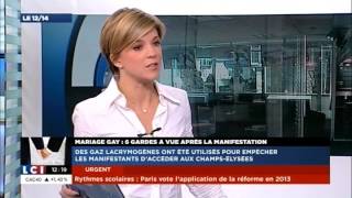 Frigide Barjot montre sa détermination contre le Mariage Pour Tous 250313 LCI [upl. by Kaia]