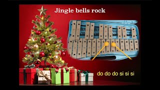 Jingle Bells Rock  Glockenspiel tutorial [upl. by Animar]