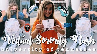 Virtual Sorority Rush Week  University of Tennessee Knoxville [upl. by Anidem120]