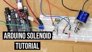 Control a Solenoid with an Arduino Tutorial [upl. by Egon993]