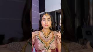 Try this hack for heavy jewellery ⚜️telugu viralhacks jewellery viralvideo explore shorts 1m [upl. by Nipsirc]