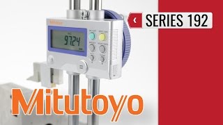 MITUTOYO  Digimatic Height Gauge Series 192 product video presentation [upl. by Yc]