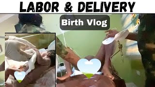 MY SUCCESSFUL NATURAL BIRTH VLOG  LABOR AND DELIVERY 2024 [upl. by Aneger]