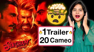 Singham Again Trailer 20 Cameos Confirmed  Deeksha Sharma [upl. by Barbaraanne]