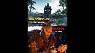 Sun Wukong vs Kratos  Black myth vs God of war Ragnarok shorts [upl. by Asirrac]