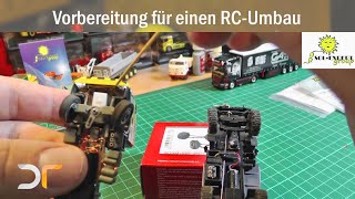 DIY Vorbereitung Tutorial zum Umbau eines Herpa Trucks vom Standmodell zum Fahrmodell  RC 187 [upl. by Waverley84]