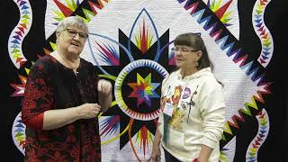 May Black Shares Her Moon Catcher Quilt at AQS QuiltWeek  Branson 2022 [upl. by Cindee]