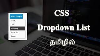 How to Create Dropdown List in CSS   Tamil [upl. by Temme]