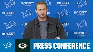 Jared Goff postgame media availability  2024 Week 9 Lions at Packers [upl. by Myna]