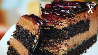 Receita de Bolo de Chocolate I Fofinho com Cobertura Perfeita [upl. by Aleta]